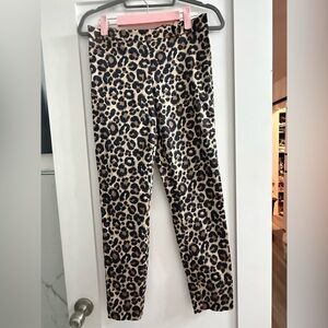 H&M Animal Print slacks - Black and Tan